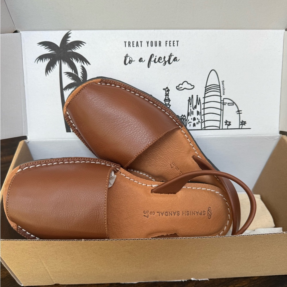 Tan Leather Sandals
